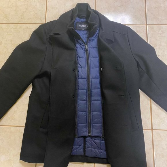 MODERN GUESS PEACOAT - Picture 9 of 11